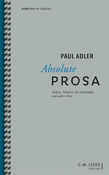 Cover von Absolute Prosa