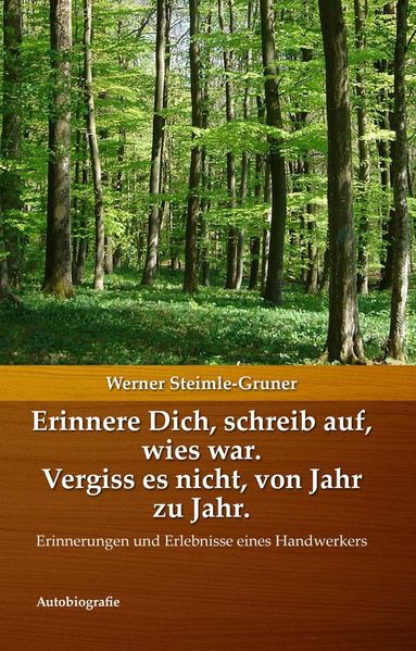 Cover von Erinnere Dich, schreib auf, wies war. Vergiss es nicht, von Jahr zu Jahr.