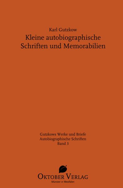 Cover von Kleine autobiographische Schriften und Memorabilien