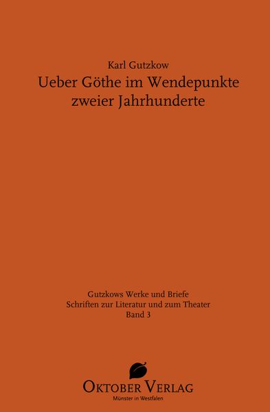 Cover von Ueber Göthe im Wendepunkte zweier Jahrhunderte