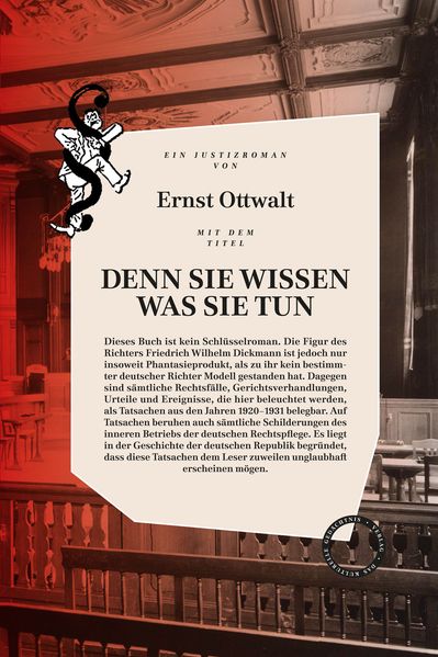 Cover von DENN SIE WISSEN WAS SIE TUN