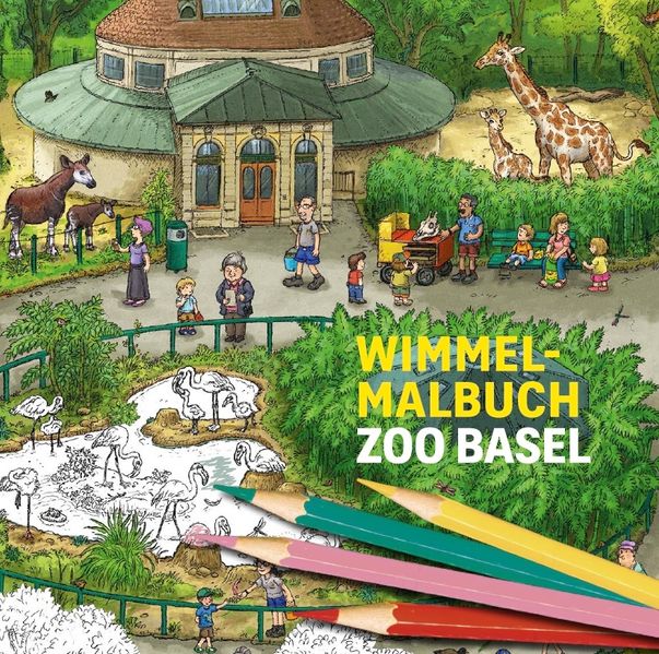 Cover von Wimmel-Malbuch Zoo Basel