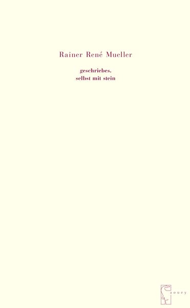 Cover von geschriebes. selbst mit stein
