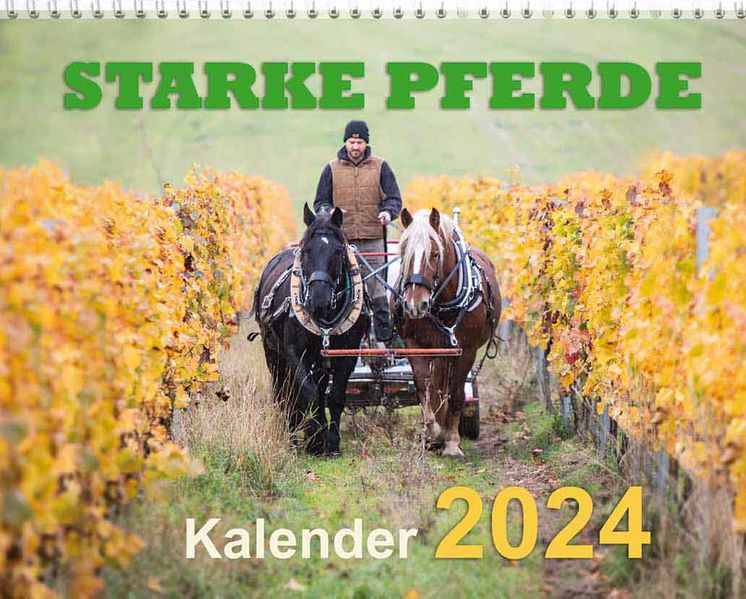 Cover von Starke Pferde Kalender 2024