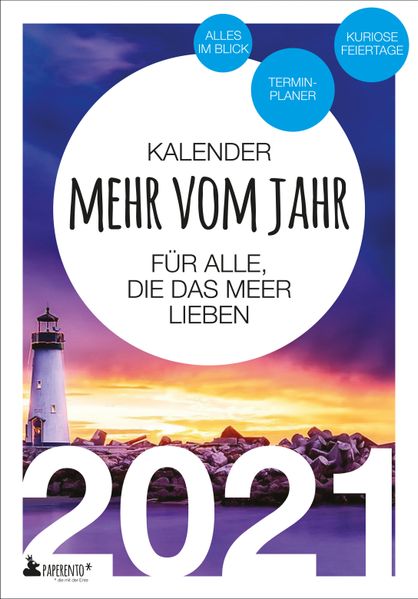 Cover von Terminkalender 2021: Mehr vom Jahr – für alle, die das Meer lieben