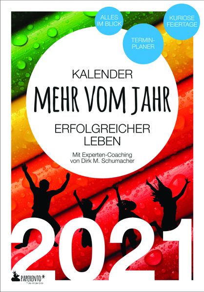Cover von Terminkalender 2021: Mehr vom Jahr – erfolgreicher leben – mit Experten-Coaching