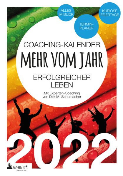 Cover von Terminkalender 2022: Mehr vom Jahr – erfolgreicher leben – mit Experten-Coaching