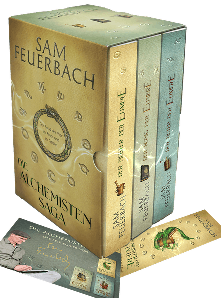 Cover von Die Alchemisten Saga, Gesamtausgabe im Schuber