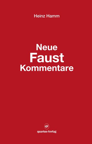 Cover von Neue Faust Kommentare