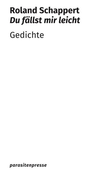 Cover von Du fällst mir leicht