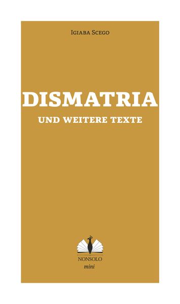 Cover von Dismatria und weitere Texte