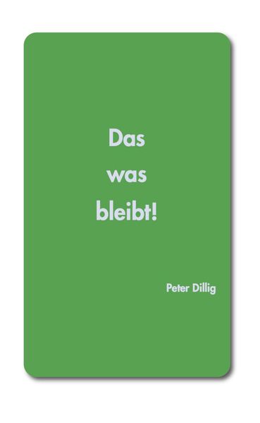 Cover von Das was bleibt!