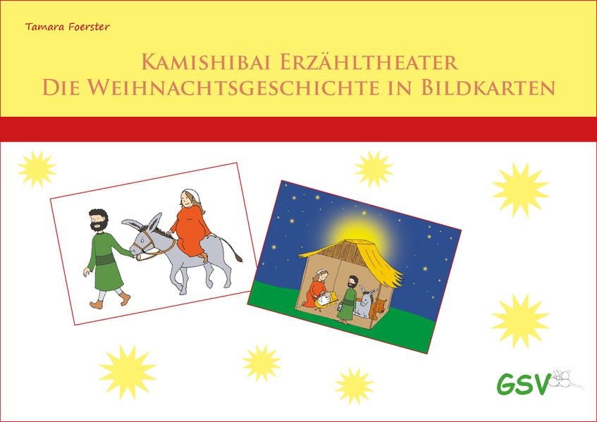 Cover von Kamishibai – Die Weihnachtsgeschichte in Bildkarten für Grundschule und Kindergarten – DIN A4