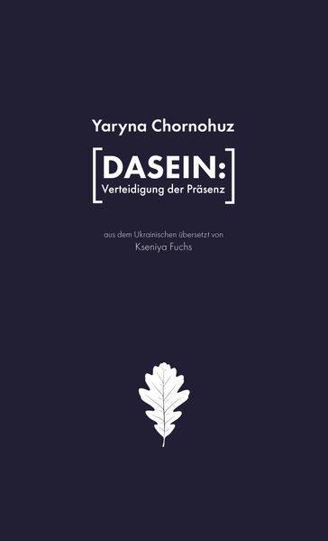 Cover von Dasein: Verteidigung der Präsenz