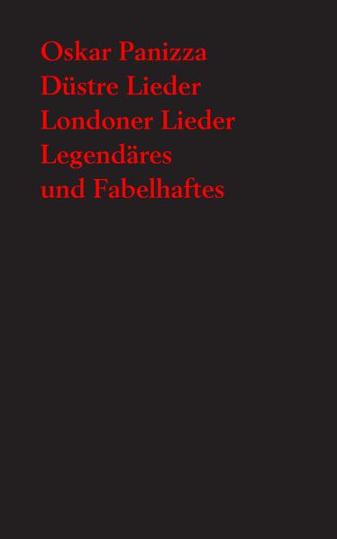 Cover von Düstre Lieder. Londoner Lieder. Legendäres und Fabelhaftes