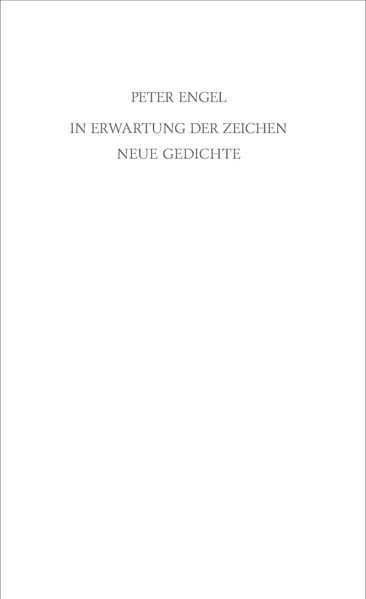 Cover von In Erwartung der Zeichen