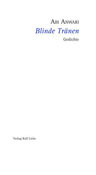 Cover von Blinde Tränen