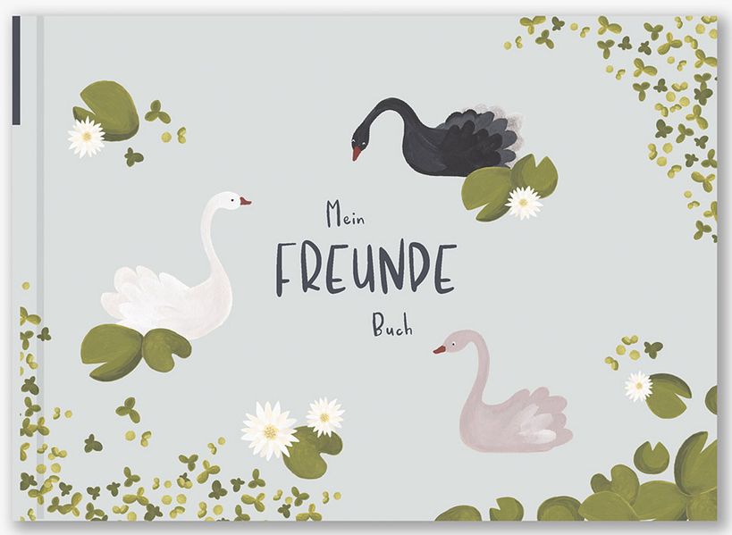 Cover von Freundebuch Kindergarten und Schule – Schwan