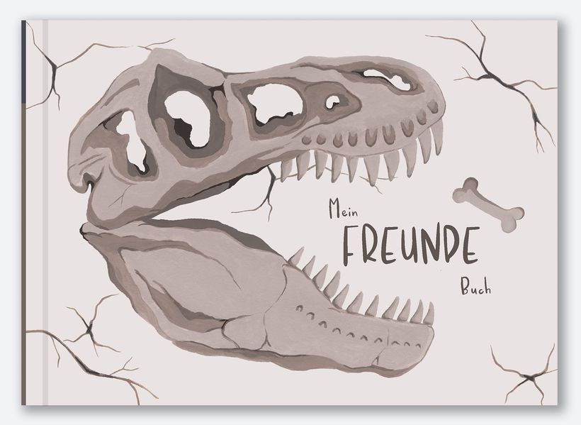 Cover von Freundebuch Kindergarten und Schule – Dinosaurier