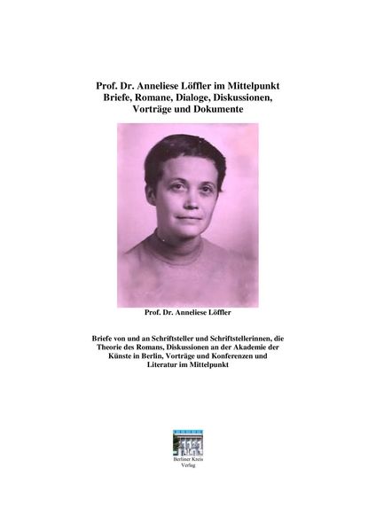 Cover von Anneliese Löffler im Mittelpunkt