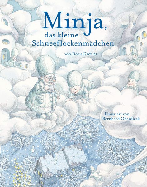 Cover von Minja, das kleine Schneeflockenmädchen