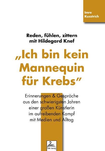 Cover von Ich bin kein Mannequin für Krebs