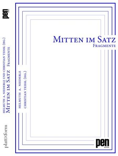 Cover von MITTEN IM SATZ . Fragmente