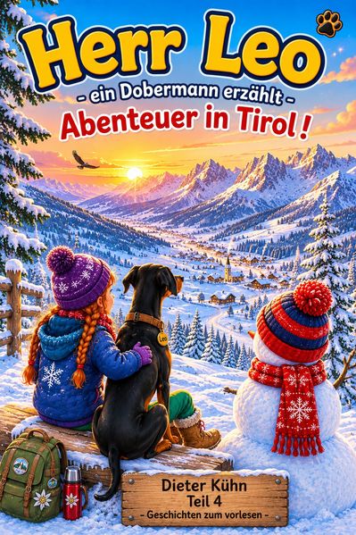 Cover von Herr Leo – ein Dobemann erzählt – Abenteuer in Tirol!