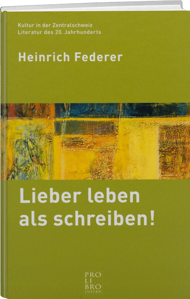 Cover von Lieber leben als schreiben!