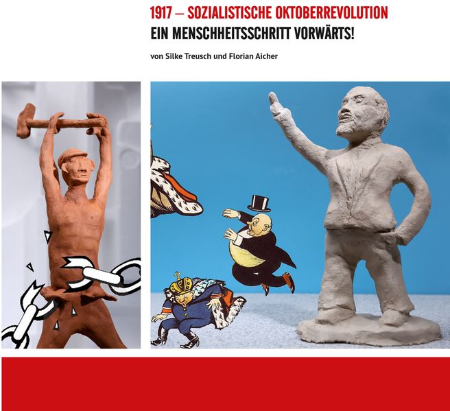 Cover von 1917 – sozialistische Oktoberrevolution – Ein Menschheitsschritt vorwärts!
