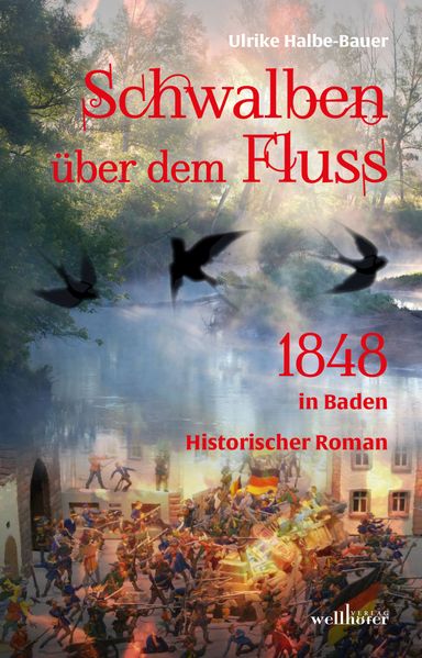 Cover von Schwalben über dem Fluss