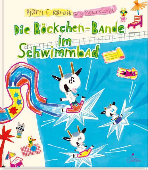 Cover von Die Böckchen-Bande im Schwimmbad