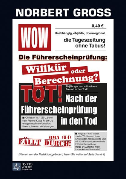 Cover von Die Führerscheinprüfung – Willkür oder Berechnung?
