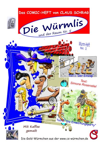 Cover von Die Würmlis und der Raum Nr. 5