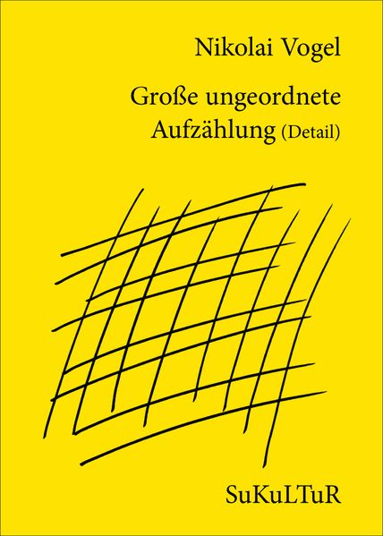Cover von Große ungeordnete Aufzählung (Detail)