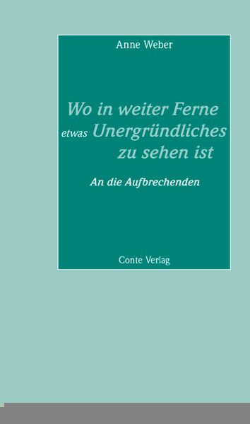 Cover von Wo in weiter Ferne etwas Unergründliches zu sehen ist
