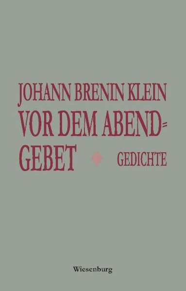 Cover von Vor dem Abendgebet