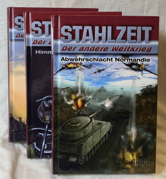 Cover von STAHLZEIT Bände 4-6: Abwehrschlacht Normandie – Himmlers große Stunde – Raketenkrieg