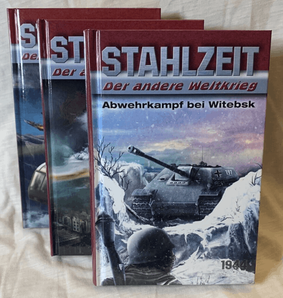 Cover von STAHLZEIT Bände 7-9: Abwehrkampf bei Witebsk – Die Bombe – Heavy Water