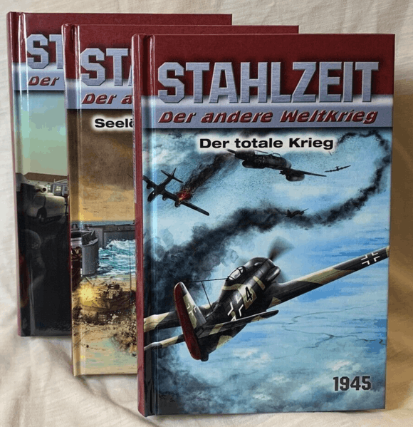 Cover von STAHLZEIT Bände 10-12: Der totale Krieg – Seelöwe – die Invasion – Zeitenwende