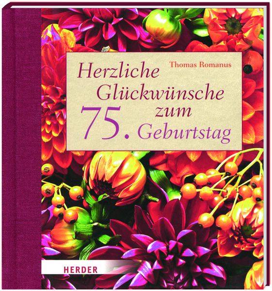Cover von Herzliche Glückwünsche zum 75. Geburtstag
