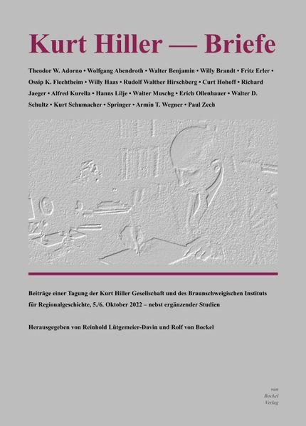 Cover von Kurt Hiller – Briefe