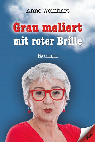 Cover von Grau meliert mit roter Brille
