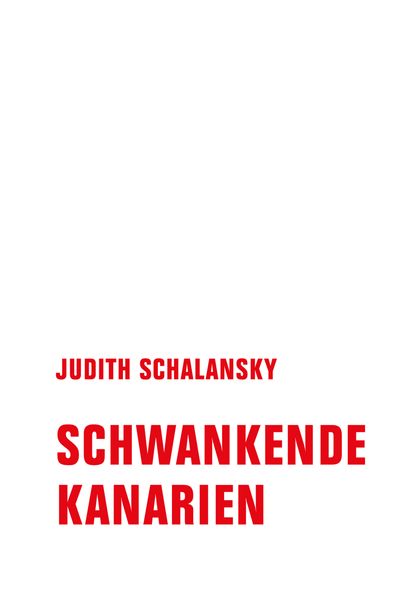 Cover von Schwankende Kanarien