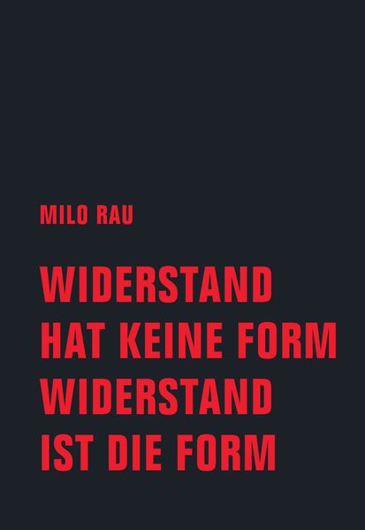 Cover von Widerstand hat keine Form, Widerstand ist die Form