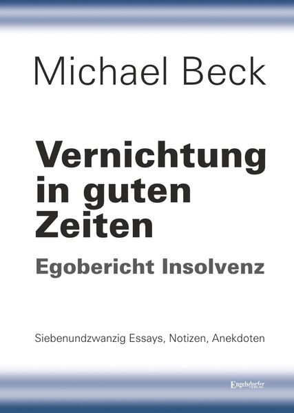 Cover von Vernichtung in guten Zeiten