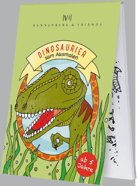 Cover von Dinosaurier zum Ausmalen