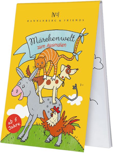 Cover von Märchenwelt zum Ausmalen