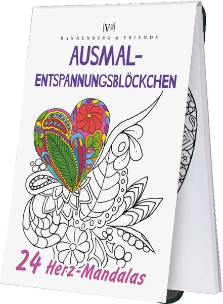 Cover von 24 Herz Mandalas
