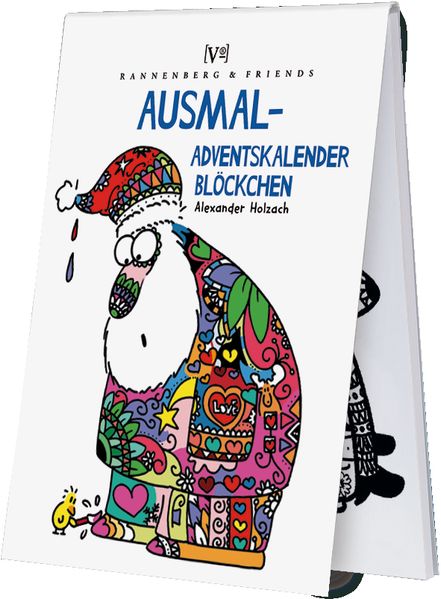 Cover von Ausmal Adventskalenderblöckchen